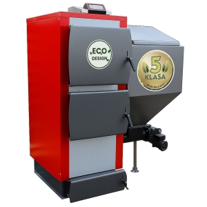 Kocioł c.o. 10kW z podajnikiem na ekogroszek do 100m2 - atest 5 klasa Ecodesign kotły piece Pleszew