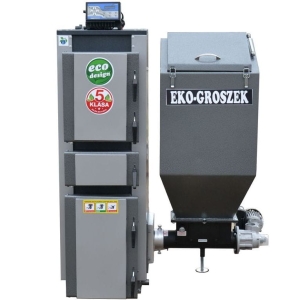 Kocioł Pleszew KG-EKO 25KW (220m2) EKOGROSZEK - PRAWY