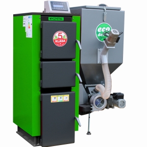 Kocioł c.o. 15kW ogrzewa 100-150m2 PEL-EKO-5 ( TECHNIX-PEL ) z podajnikiem na pellet drzewny 5 klasa / Ecodesign +zapalarka Palnik sv200 sterownik Argos Black PID PODWYŻSZONY STANDARD Kotły piece Pleszew