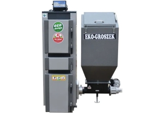 Kocioł C.O.  19KW (100-190m2) KWPR LIDER 6 z podajnikiem EKOGROSZEK Prawy (1)