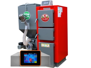 Kocioł Pleszew 10kW PEL-EKO-5 SV200 10KW (100m2) PELLET z podajnikiem rynnowym Technix + zapalarka