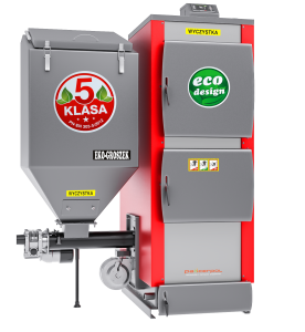 Kocioł C.O. KG-EKO 10KW (80 - 100 m2) EKOGROSZEK z podajnikiem Pancerpol + ster. Prond Iryd 605 Pleszew 