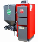 Kocioł C.O. KG-EKO 35 kW (270 - 320 m2) EKOGROSZEK z podajnikiem Pancerpol + ster. Prond Iryd 605 Pleszew 5 klasa / Ecodesign