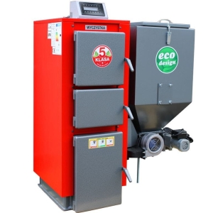 Kocioł C.O. 100kW z podajnikiem Pancerpol na ekogroszek (600-800m2) 5 klasa / Ecodesign Pleszew Producent Lewy lub Prawy kosz piece , kotły 