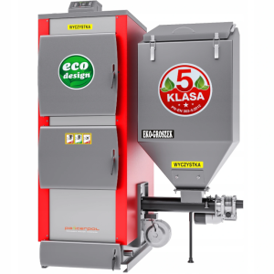 Kocioł C.O. 150kW na 800-1200m2 z podajnikiem Pancerpol na ekogroszek 5 klasa / Ecodesign Pleszew Producent Lewy lub Prawy kosz piece , kotły 