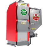 Kocioł C.O. KG-EKO 35KW (320m2) EKOGROSZEK  z podajnikiem ślimakowym Pancerpol + sterownik Iryd 605 atesty 5 klasa / Ecodesign , producent Kry-Stal Pleszew