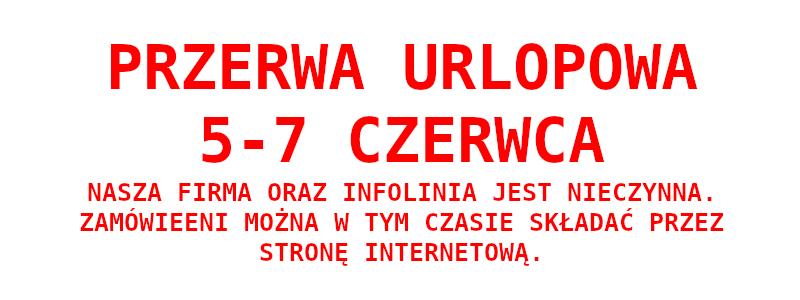 Przerwa urlopowa 5 czerwiec