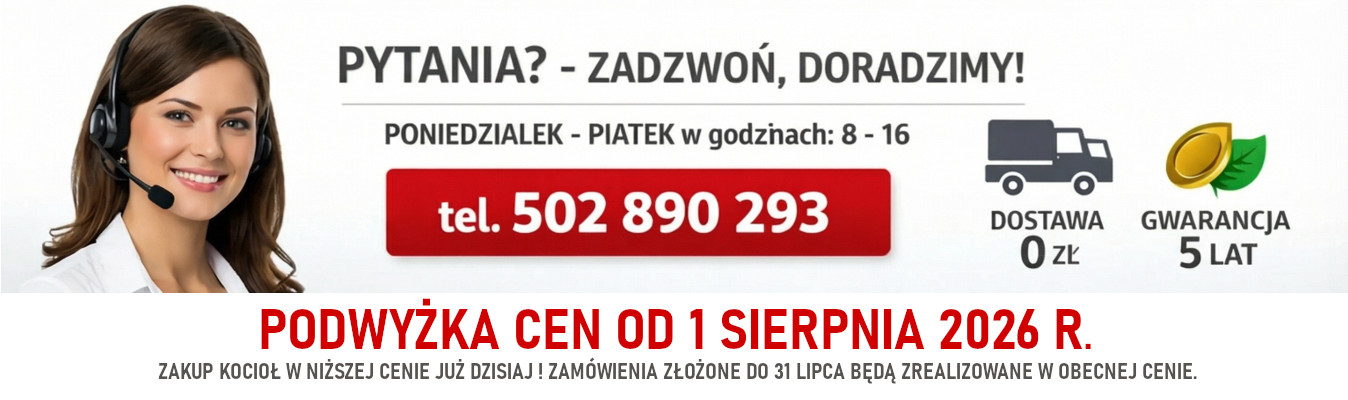 podwyżka cen i kontakt sierpień